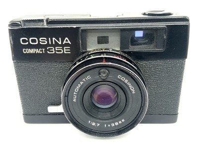 Cosina Compact 35E Messsucherkamera mit Cosinon 38mm 1:2.7 Copal Analogkamera