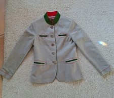 Lodenfrey Poldi Prinz Leopold Damen Trachten Jacke Janker Gr 40 Leinen Baumwolle