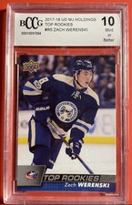 2017-18 Upper Deck MJ Holdings Zach Werenski #R-5 Blue Jackets BCCG 10