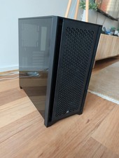 Corsair 4000D Airflow Mid Tower PC Case Black Tempered Glass USB-C Ports