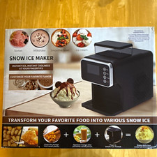 Electric Snow Ice Maker Shaved Ice Machine ZB-2001M 20kg/24H Capacity