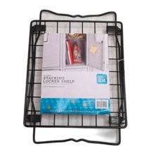 Pen Gear Wire Stackable Locker Shelf Black 12 H x 10"D x 11.25" W - NEW