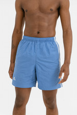 Adidas 90s Rare Satin Soccer Shorts Silky Shiny Glanz Sky Blue Large Nylon