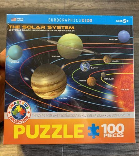 Eurographics Kids The Solar System Ages 5+ 100 Pieces - Picture 1 of 4