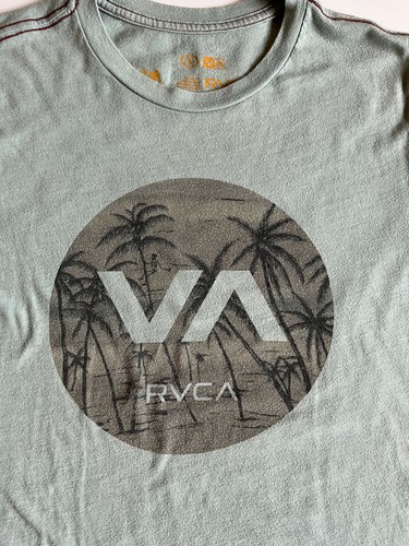 RVCA Tropical Beach Palm Trees T-Shirt 