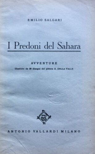 I predoni del Sahara Salgari, Emilio 1950 - Foto 1 di 1