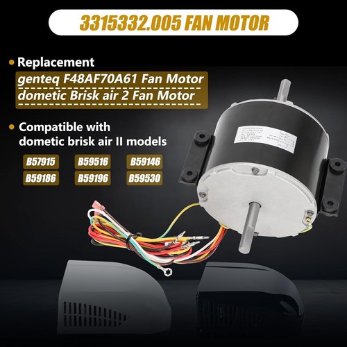 3315332.005 Fan Motor Replacement genteq F48AF70A61 Fan Motor - Picture 5 of 8