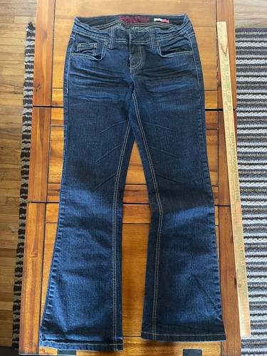 BONGO Jeans Size 5 Blue with Silver - Gem