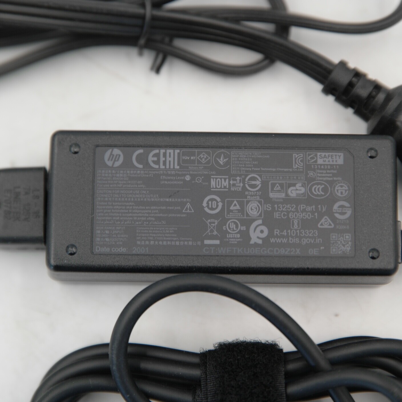 20 x Genuine HP 45W 741727001 19.5V 2.31 Blue Tip Probook Chromebook