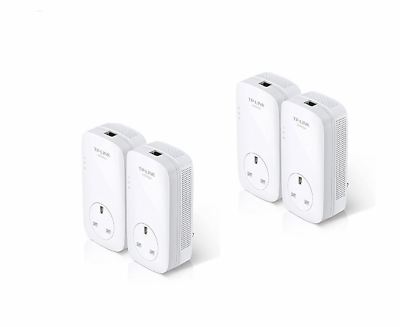CPL Tp Link Kit de 2 CPL AV1300 Gigabit avec prise gigogne