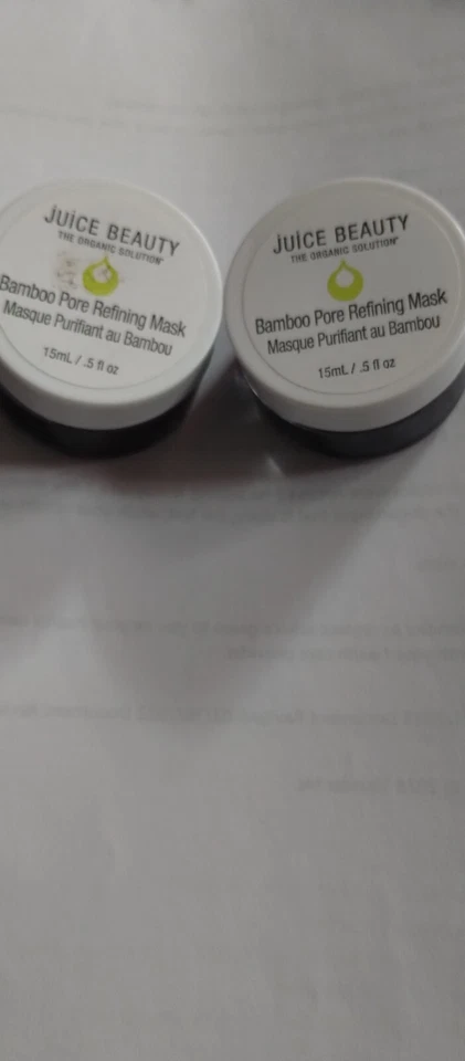 Очищающая маска для пор бамбука Juice Beauty 15 мл / 0,5 жидкой унции новая - Изображение 2 из 4