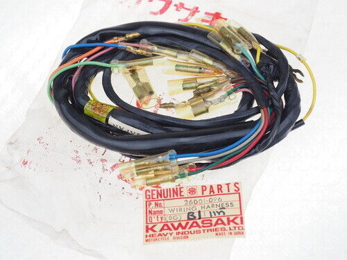 125 B1 B1L B1T B1TL B1LC B1L-A F2 F2TR Main Wiring Harness Kawasaki 26001-096 - Picture 1 of 8