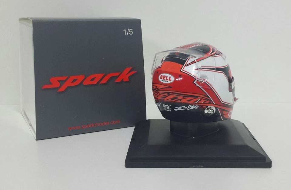SPARK 1/5 MODELLINO CASCO F1 RAIKKONEN AUTO ALFA ROMEO FERRARI 2019 MODELLISMO - Immagine 2 di 4