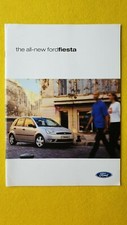 Ford Fiesta Finesse LX Zetec Ghia 16V car brochure catalogue March 2002 MINT B