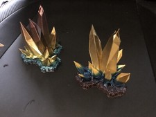 Heroscape Terrain Lot: x2 Custom Rainbow 3 Hex Crystals  random Gradient 