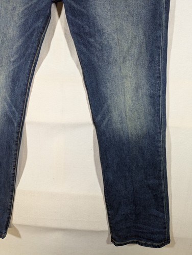 Jeans True Religion Uomo 40 Ricky Relaxed Dritto Lavaggio Medio Elasticizzato Denim Blu - Foto 4 di 11