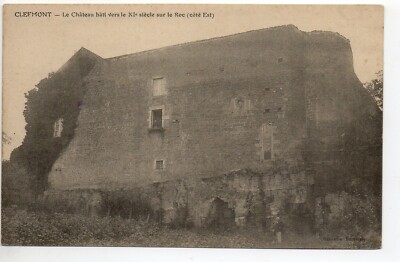 CLEFMONT Haute Marne CPA 52 le chateau fort bati sur le roc