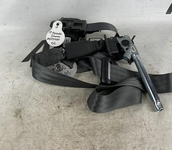 2015-2017 Hyundai Sonata Gray OEM Driver Seat Belt Retractor Assembly Left Front