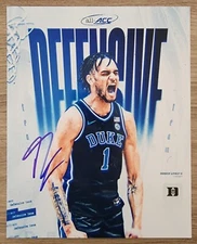 Dereck Lively II Signed Dallas Mavericks 8x10 Photo NBA DUKE MAVS Auto RAD
