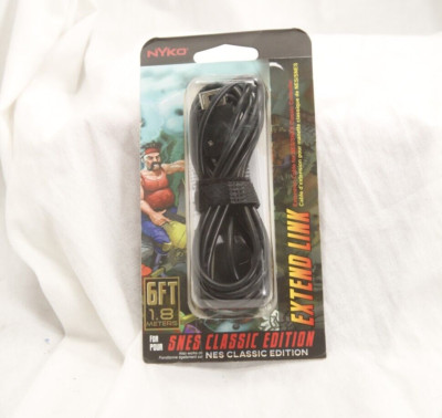 NEW! Nyko Extend Link SNES and NES Classic Edition 6ft  NIB, Retro Wii Gaming