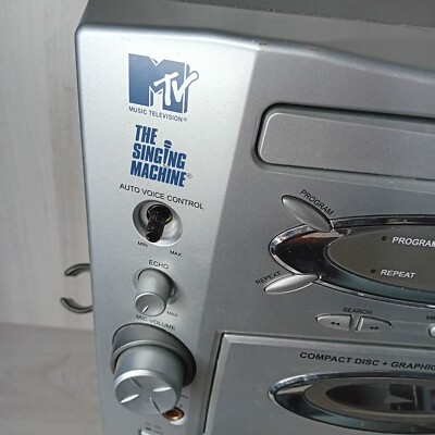 MTV THE SINGING MACHINE KARAOKE SMG 199 CDG + CASSETTE + AUX