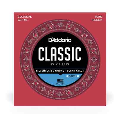 D'Addario EJ27H klassische Nylon-Gitarrensaiten - HARTE Spannung