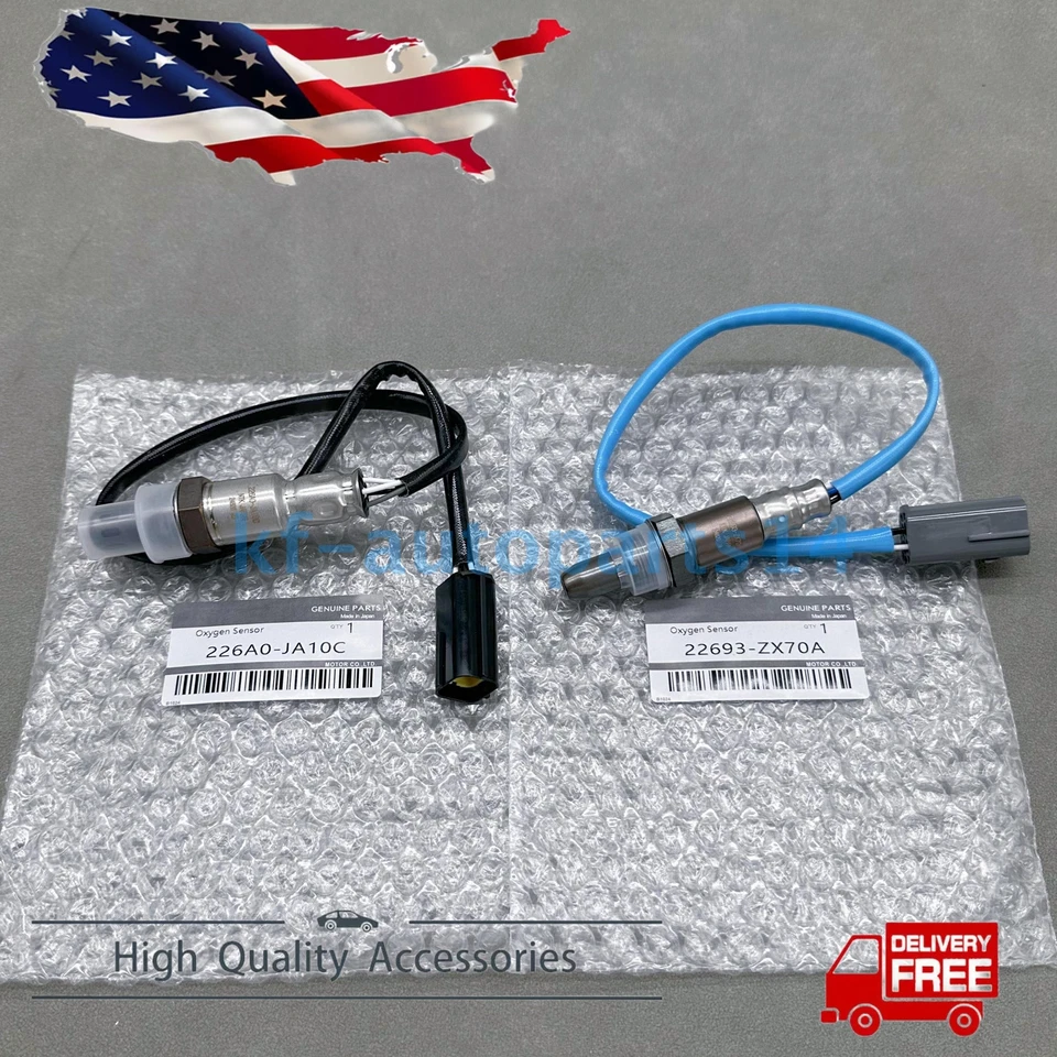 Nuevo sensor de oxígeno O2 aguas arriba y aguas abajo 2 piezas para Nissan Altima 2007-2013 2,5 L Foto 4 de 4