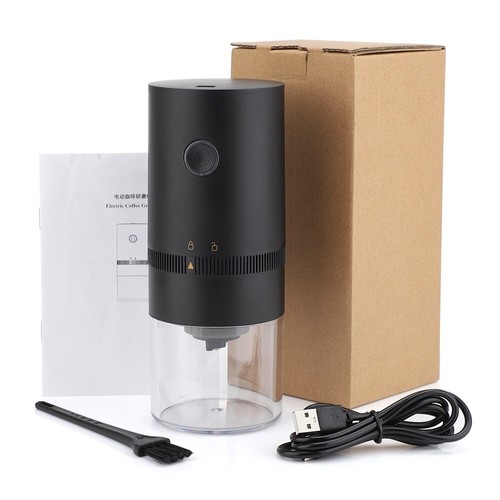 2x Electric Coffee Grinder USB Portable Wireless Coffee Bean Grinder Maker-Black - Picture 8 of 9