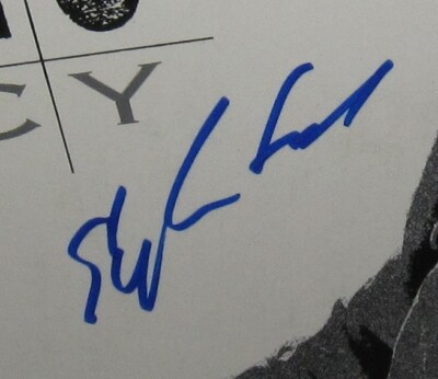 STEVE JONES SIGNED MERCY ALBUM SEX PISTOLS ROCK AUTOGRAPH PUNK