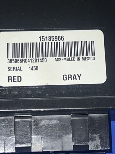 15185966 TAHOE ESCALADE YUKON SUBURBAN 2003-2006 REAR A/C HVAC CONTROL MODULE - Picture 2 of 3
