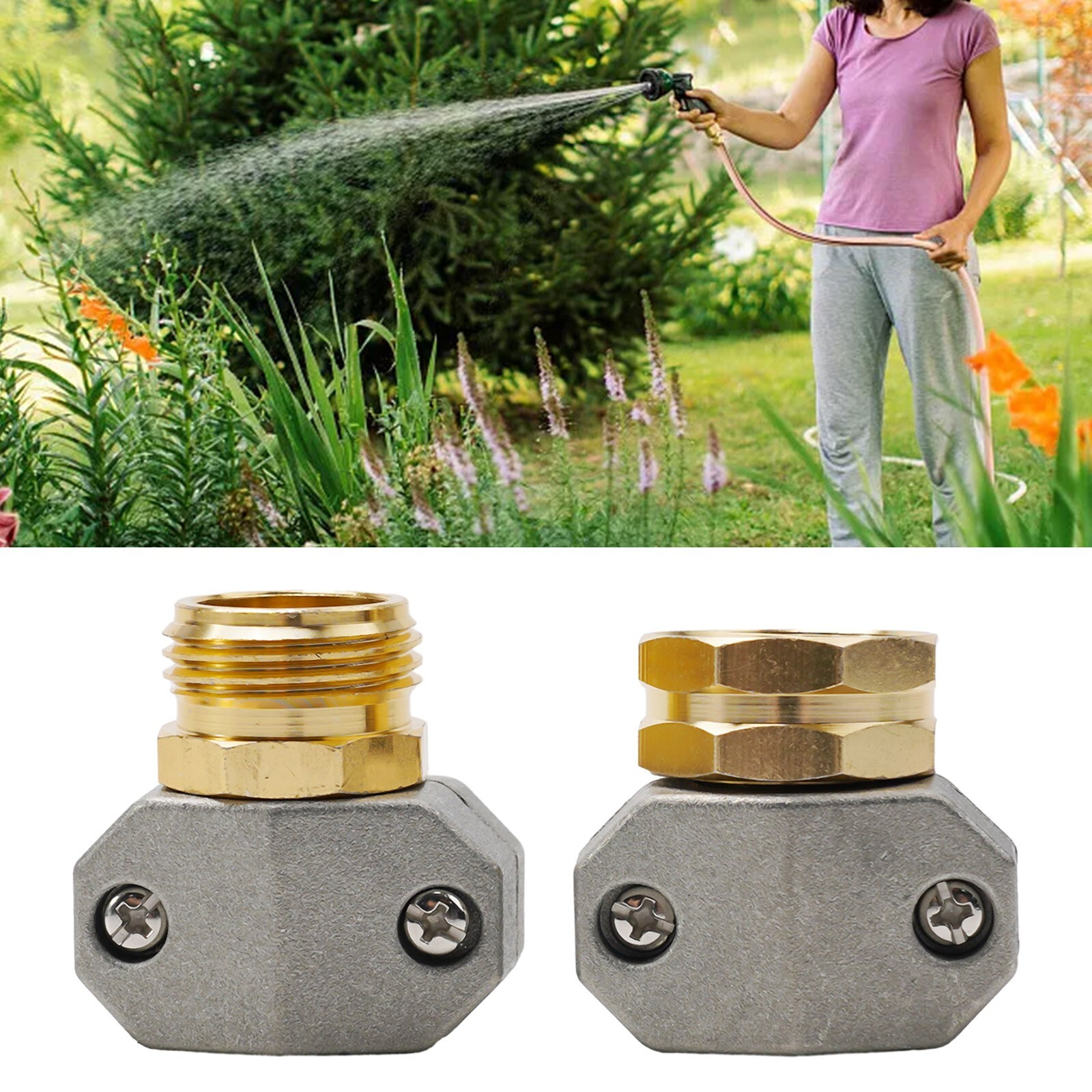 High Quality Connector Garden Hose Garden Hose End Clamp Male + Female