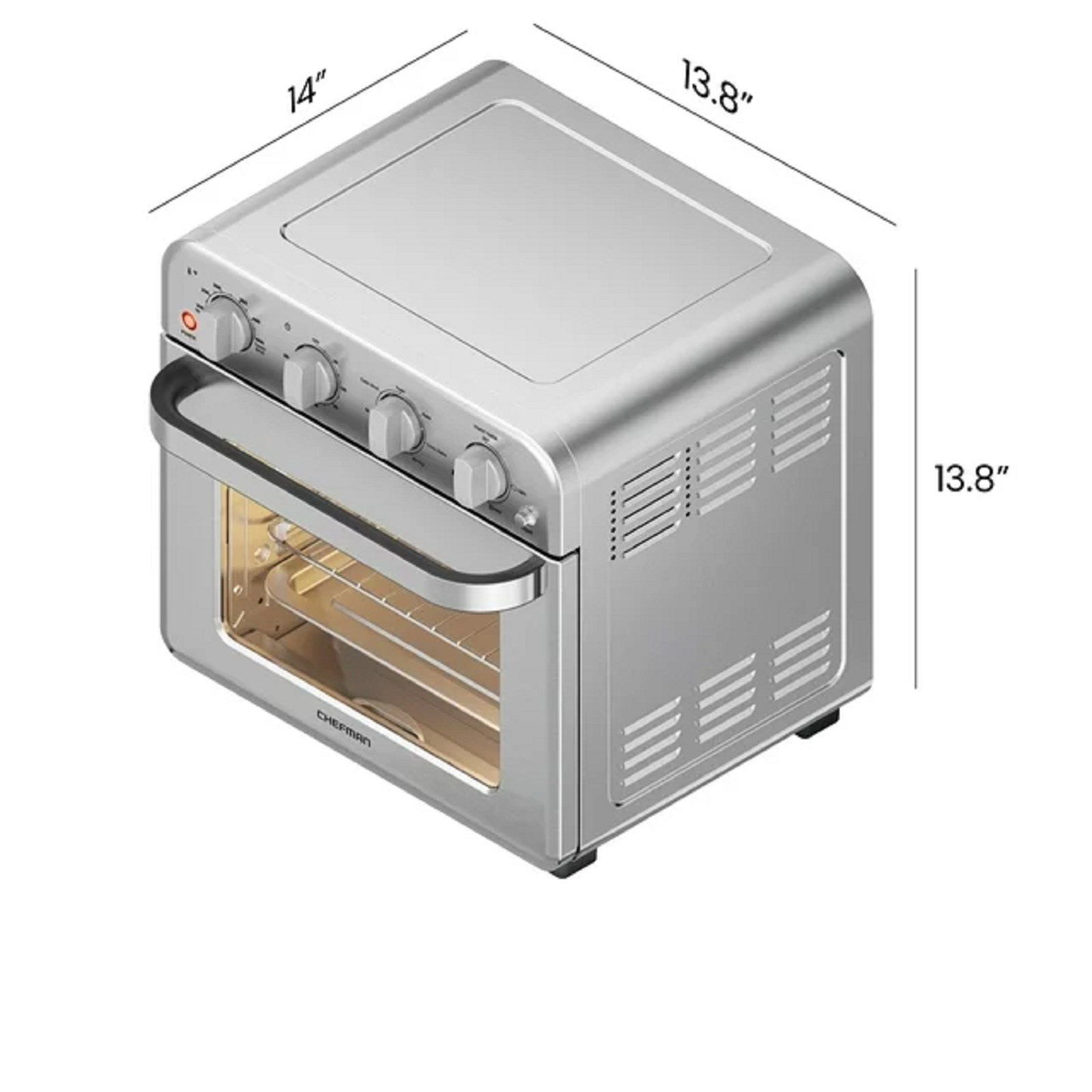 Chefman RJ50SSM18 18L Toaster Oven Air Fryer eBay
