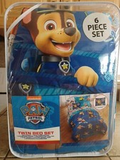 Paw Patrol Complete Bedding Set Sheets Pillowcase Comforter Twin Size NEW