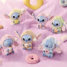 Miniso Stitch Eat Something Before Sleep Series Vinyl Figure Art Toys Gift