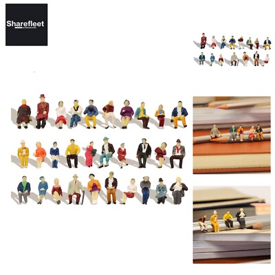 Evemodel P8711 NEU 60 STK. verschieden sitzende Figuren Spur H0 1:87