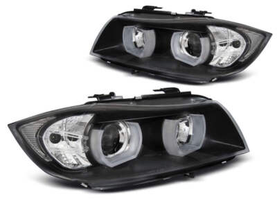 Tuning-Tec 3D LED Angel Eyes Scheinwerfer für BMW 3er E90/E91 05-08 schwarz