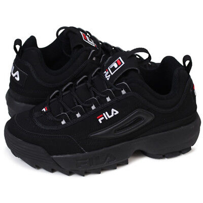 black fila shoes disruptor