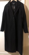 Chadwicks Single Breasted Long Wool Blend Coat New! Ships Free