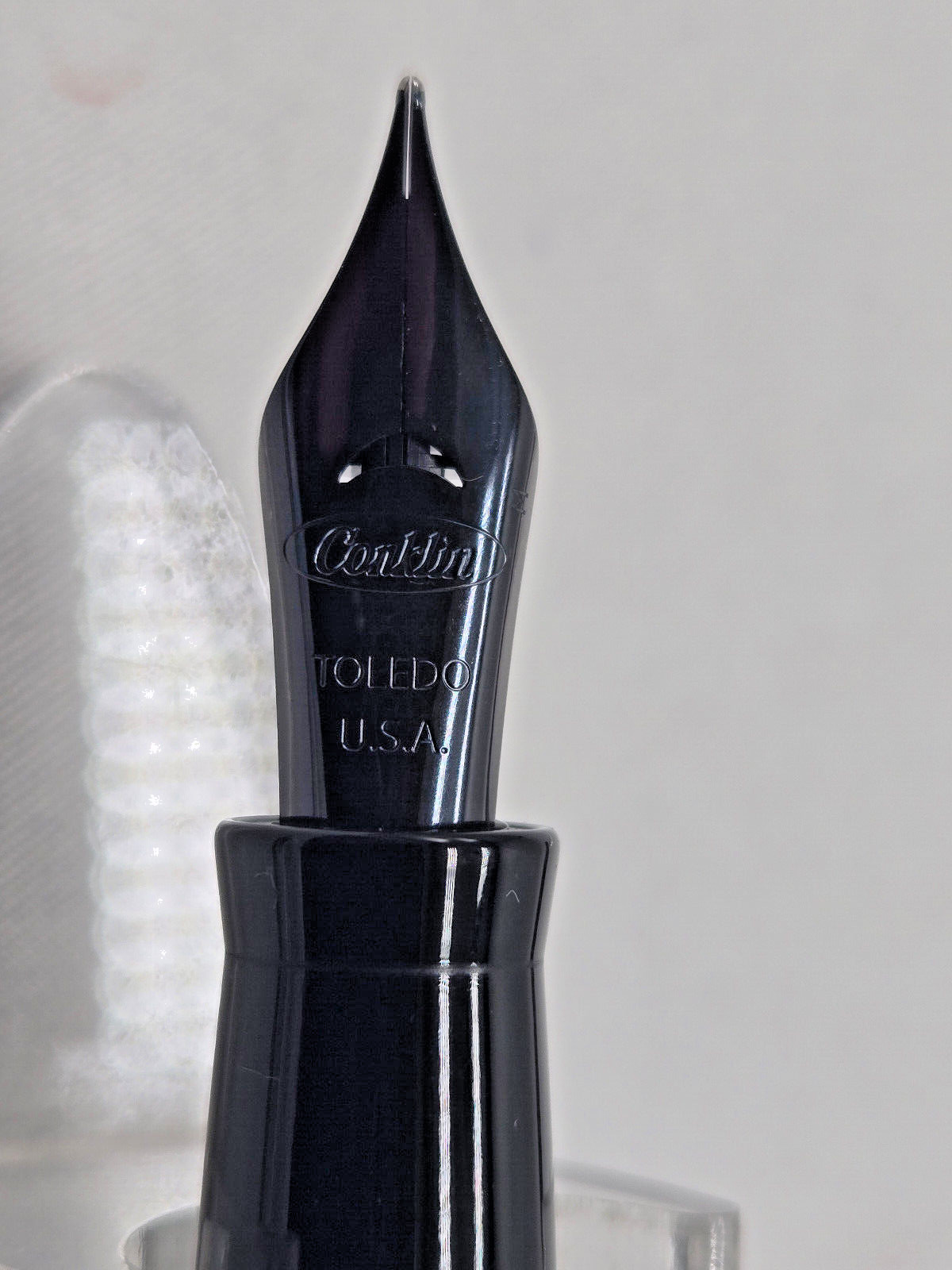 Conklin Mark Twain Gunmetal Crescent LTD ED (1898) FP - M Nib