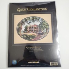 Dimensions Gold Collection Southern Social Counted Cross Stitch Kit 35010 1999