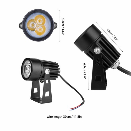 1/10x Mini 3W LED Path Light Outdoor Garden Yard Landscape Lamp Light 6 colors - Picture 8 of 12