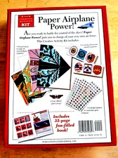 PAPER AIRPLANE BUILDING KIT Over 40 Different Paper Airplanes with decals.