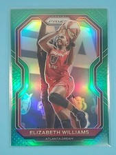 2021 Panini Prizm WNBA GREEN PRIZM Elizabeth Williams Atlanta Dream #34