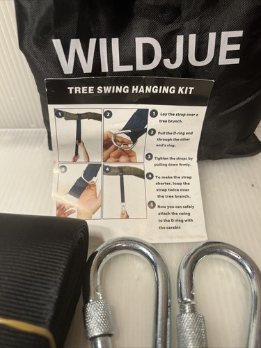Tree Swing Hanging Straps Kit2 Pcs Tree Swing Straps Holds 2000 Lbs5ft - Picture 5 of 14
