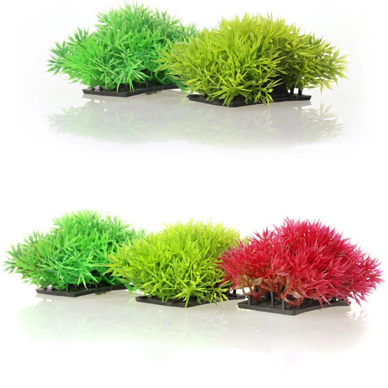 Artificial Plastic Plant Aquarium Fish Tank Grass Decoration Fake Grass Water - Image 4 of 4