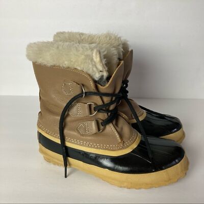 Sorel Manitou Snow Boots Made In Canada Men's Size 6 Women's Size