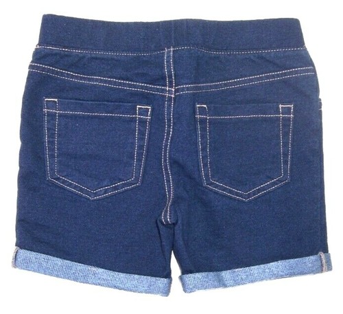 Jumping Beans Little Girls Size 4 Denim Shorts NWT Dark Wash - Picture 5 of 9