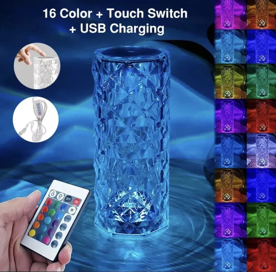 ePianeta 3003 LED Lampada da Tavolo in Cristallo - Trasparente - Immagine 3 di 3