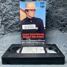 Hang Em High VHS Tape 1984 Clint Eastwood CBS Fox Video Classic Western Movie