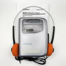 Sony Walkman WM-FX141 AM/FM Cassette Player - New Belt - Reconditioned